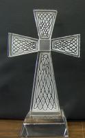 GLASS CELTIC CROSS